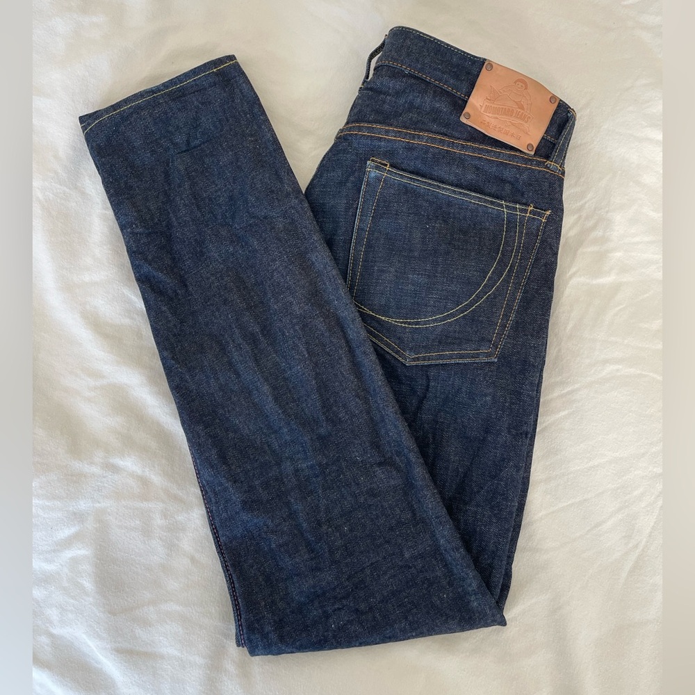 Momotaro EUC 14.7oz Selvedge Jeans Legacy Blue Indigo Narrow Tapered G005-MZ 34